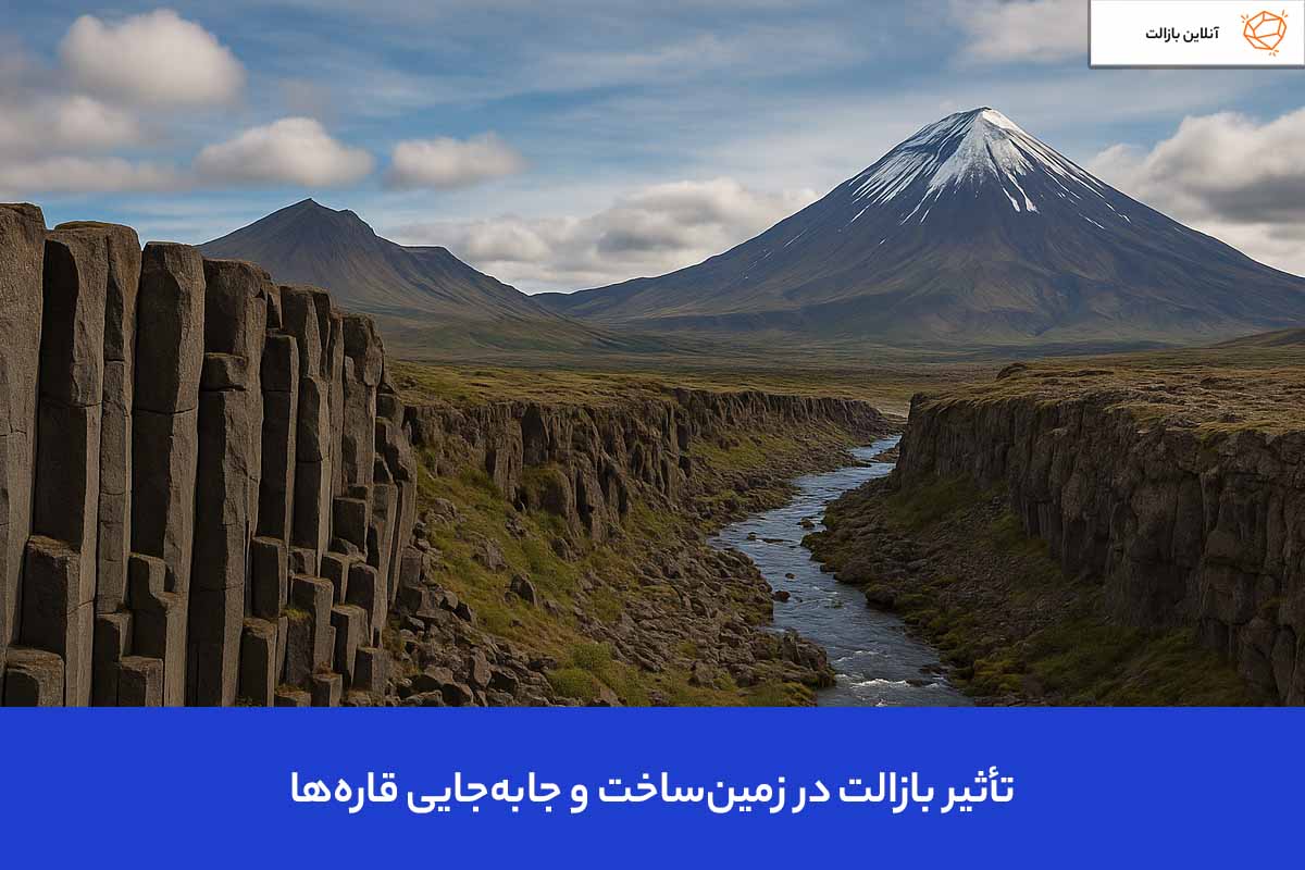 The influence of basalt on tectonics and continental drift تأثیر بازالت در زمینساخت و جابهجایی قارهها
